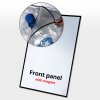 PET-frontplatta m/magnet 70 x 100 - Svart kant #1