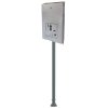 Eco Dispenser, silver with print, for dogbags and 145 cm pole #1
