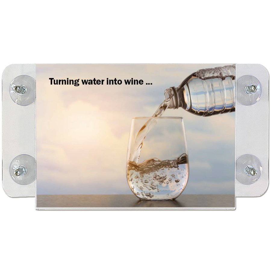 F&ouml;nsterram med sugkopp dubbelsidig horisontell - A4