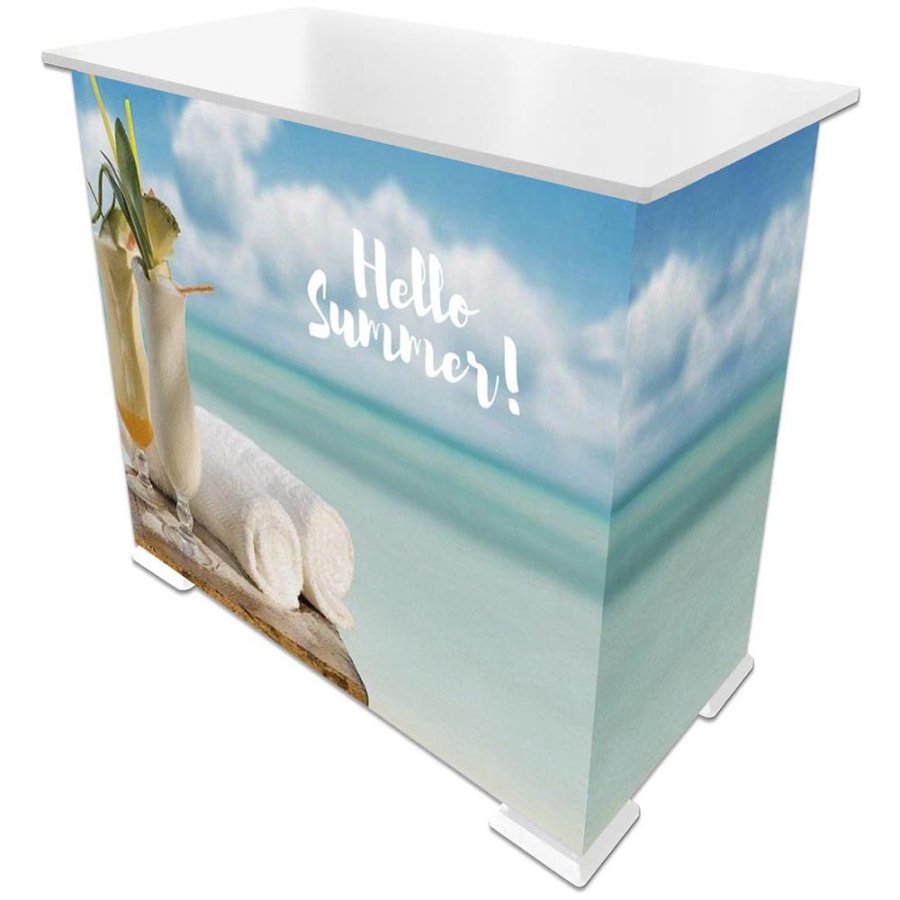 CROWN TRUSS Counter - Rektangel 95x65cm - Vit