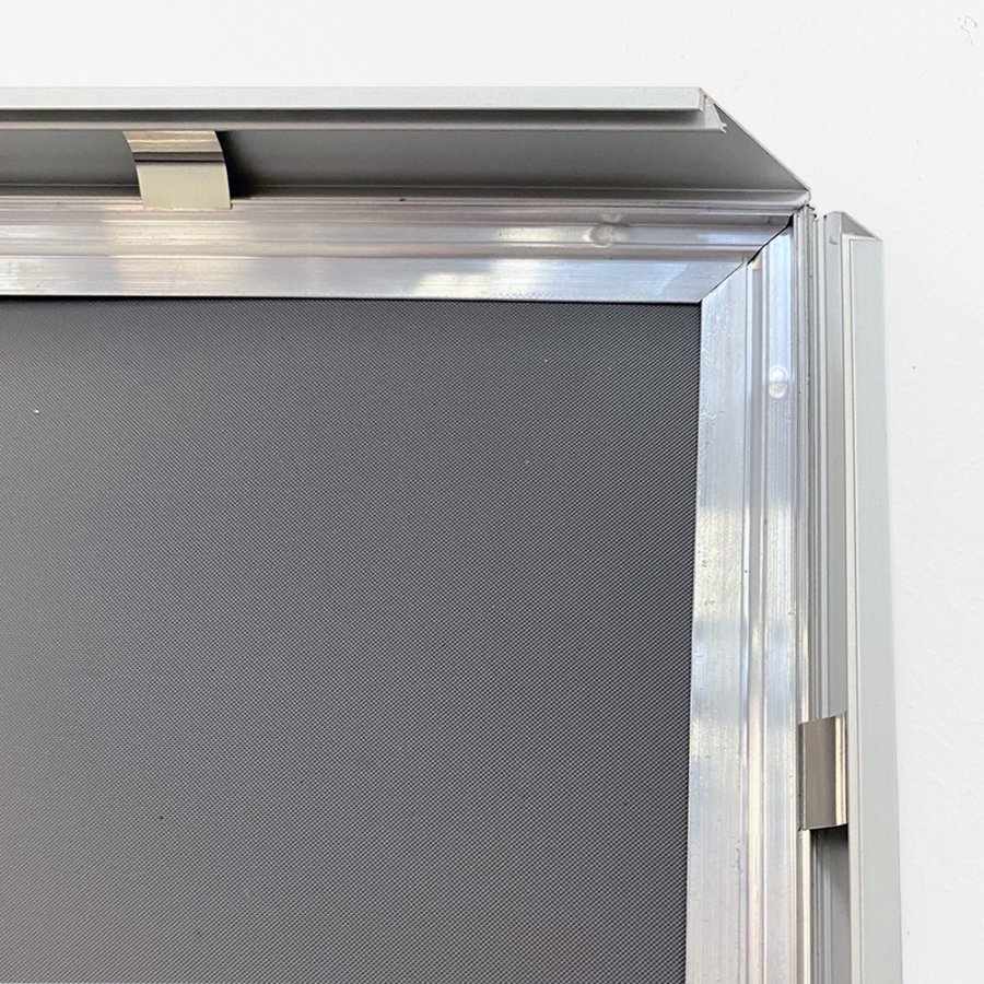 Alu sn&auml;ppramar, silver, 20 mm plan profil, 70 x 100 cm