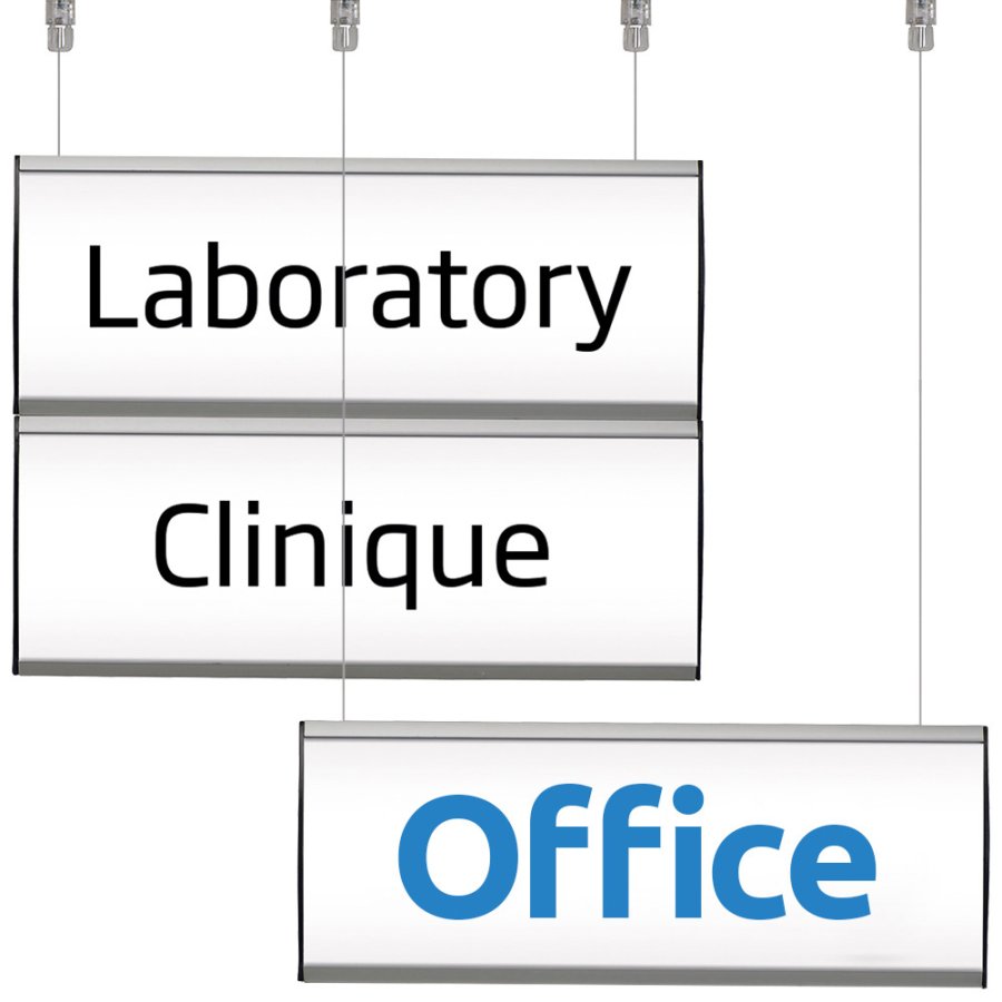 H&auml;ngskylt - 1 Lager 50x10,5 cm