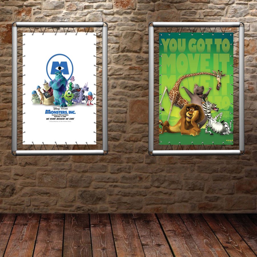 Omni Banner Ram, 100x150cm. Inkl. krok m/res&aring;r. Exkl. &ouml;ljetter