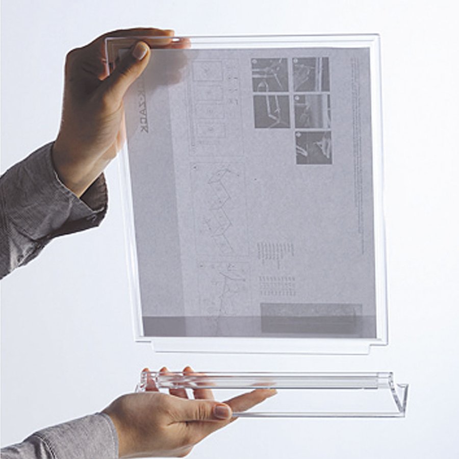 Uppr&auml;tt Menykorth&aring;llare vertikal - A4 - 21x29,7 cm