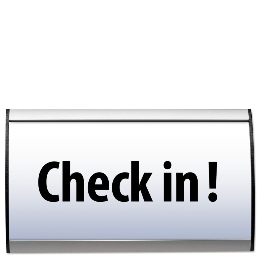 Bordsskylt - 7,4x21cm