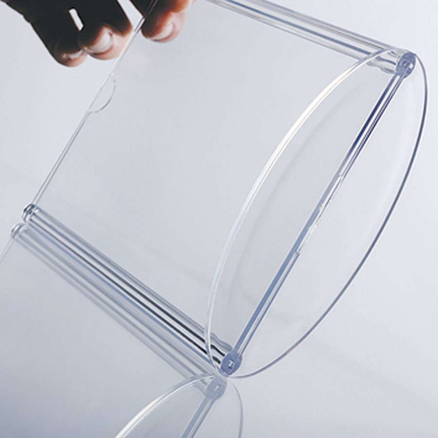 Oval Menykorth&aring;llare vertikal - A5 - 14,8x21 cm