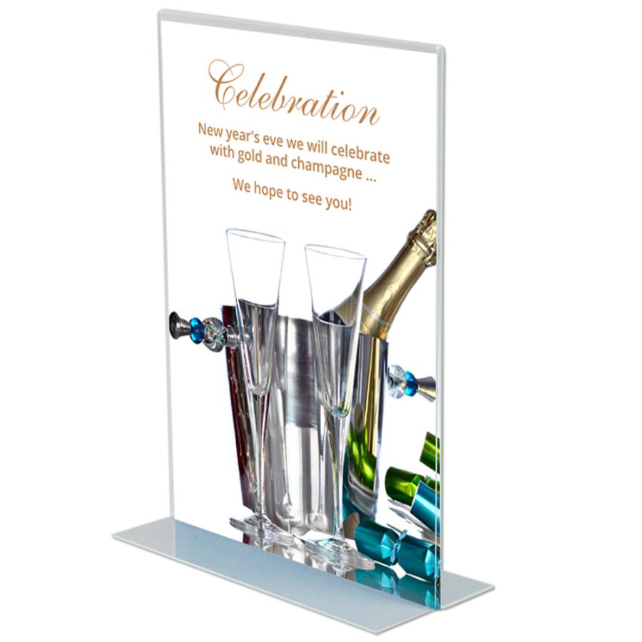 T - Menykorth&aring;llare vertikal - A7 - 7,4x10,5 cm