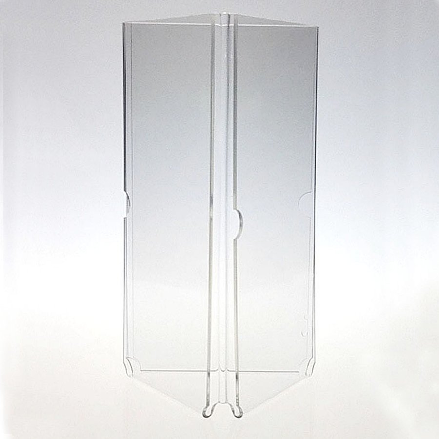 Menuh&aring;llare trekant vertikal - 3xM65 Flyer - 9,9x21 cm