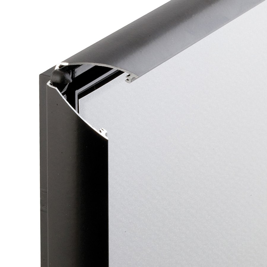 Opti sn&auml;ppramar, alu/svart, 25 mm, A4