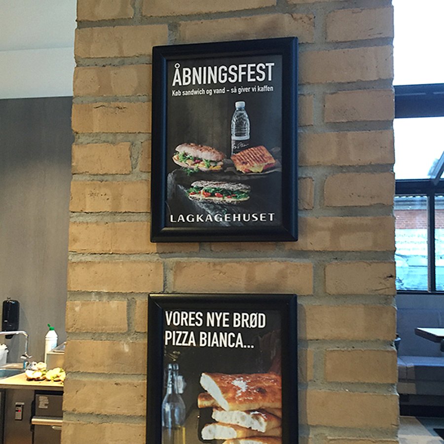 Opti sn&auml;ppramar, alu/svart, 25 mm, A3