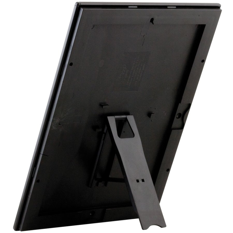 Fotosn&auml;ppramar, alu/svart, 14 mm, A4