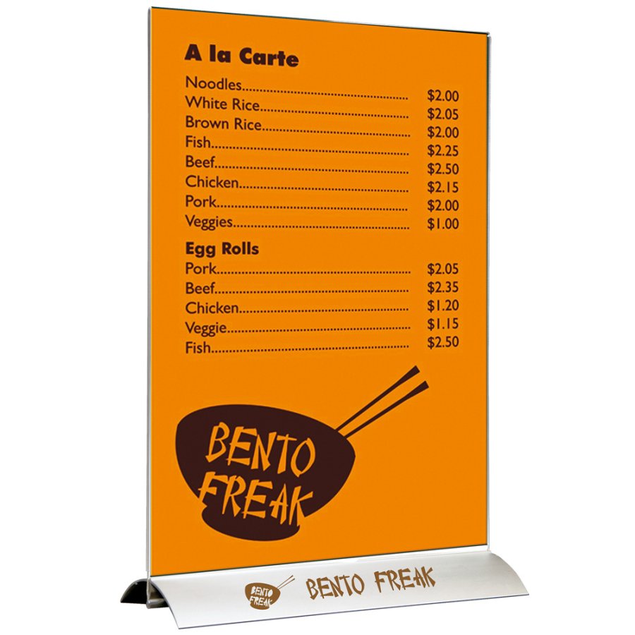 Swing Wing Menykorth&aring;llare vertikal - A4 - 21x29,7 cm