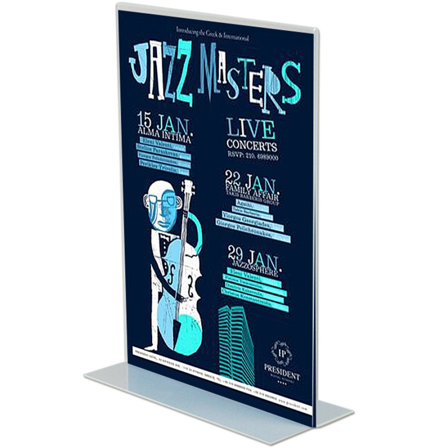 T - Menykorth&aring;llare vertikal - A3 - 29,7x42 cm