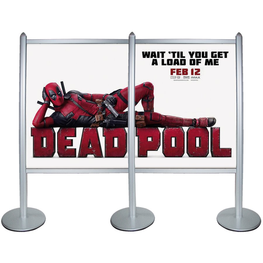 Multi Stander Banner Wall - Dubbelsidig