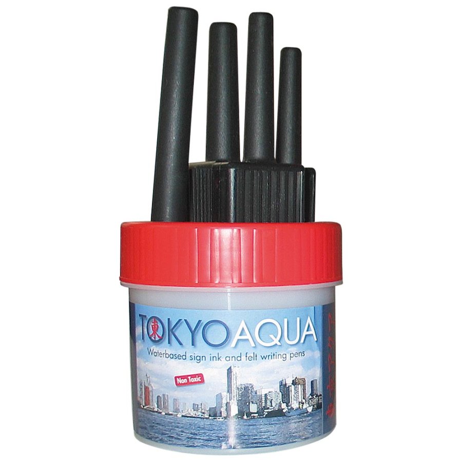 Tokyo Aqua - 4 filtpennset - R&ouml;d