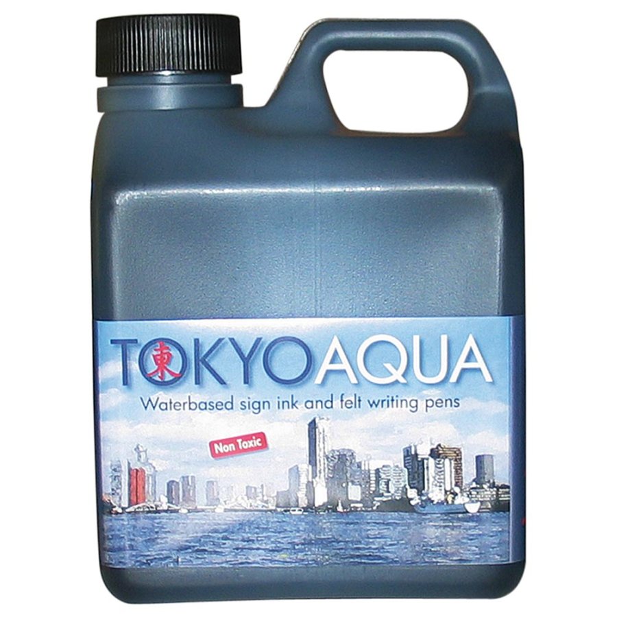 Tokyo Aqua Sign Ink - 1L Svart