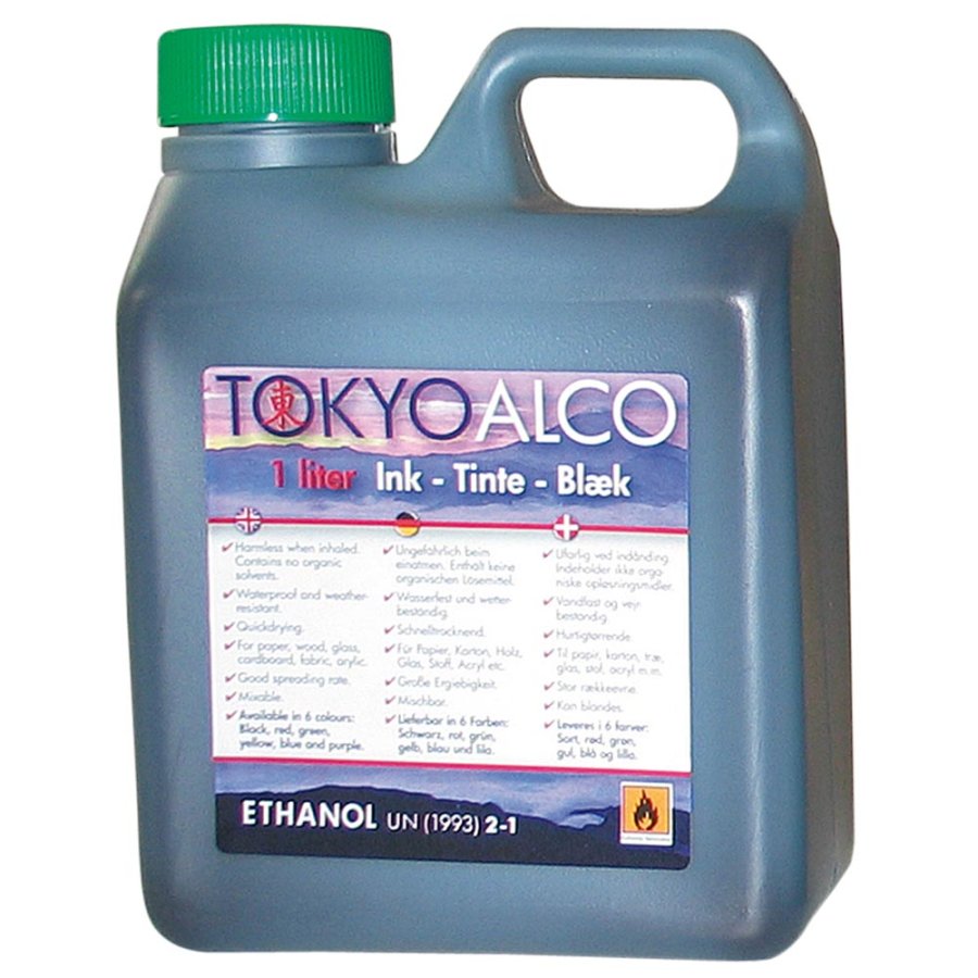 Tokyo Alco Sign Ink - 1L Gr&ouml;n