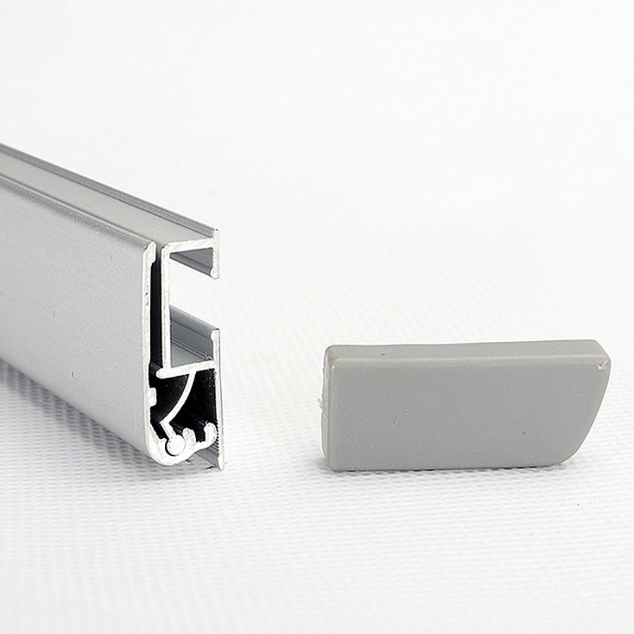 Premium Roll-up, enkelsidig kassett, silver, 200 x 160-220 cm