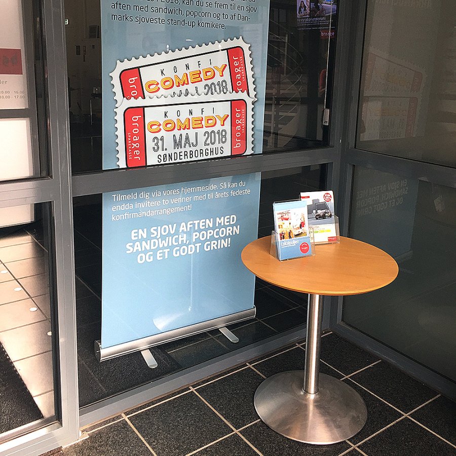 Klassisk Roll-up enkelsidig - 80x200 cm - silver