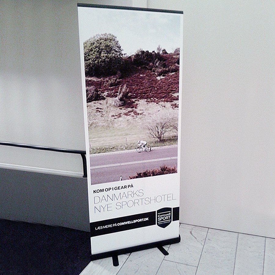 Basic Roll-up enkelsidig - 80x200 cm - svart