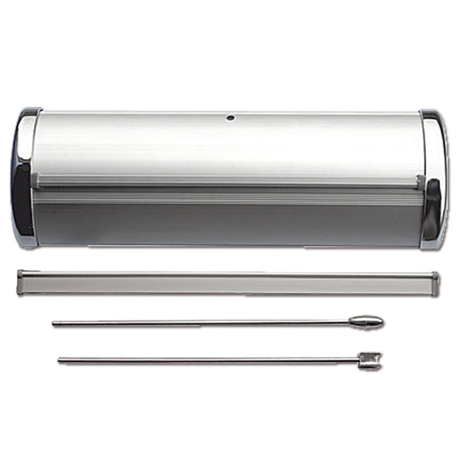 Mini Roll-up, enkelsidig kassett, silver, A3