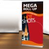 Mega Roll-up enkelsidig - 120x250 cm - silver #7