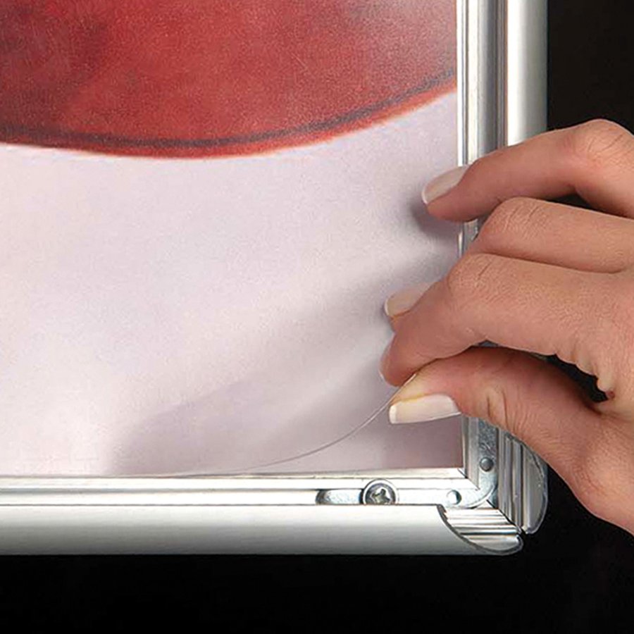 Alu sn&auml;ppramar S&auml;kerhet - 25 mm - 70x100 cm - silver