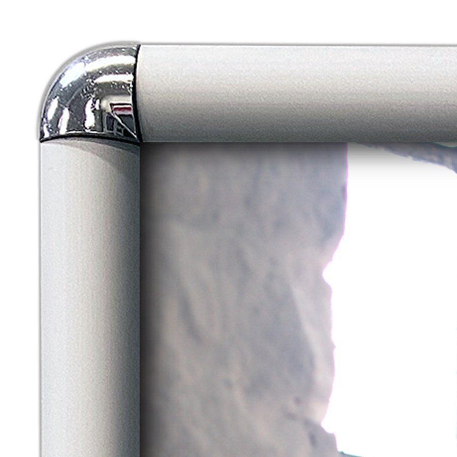 Alu sn&auml;ppramar Rondo - 25 mm - 70x100 cm - silver