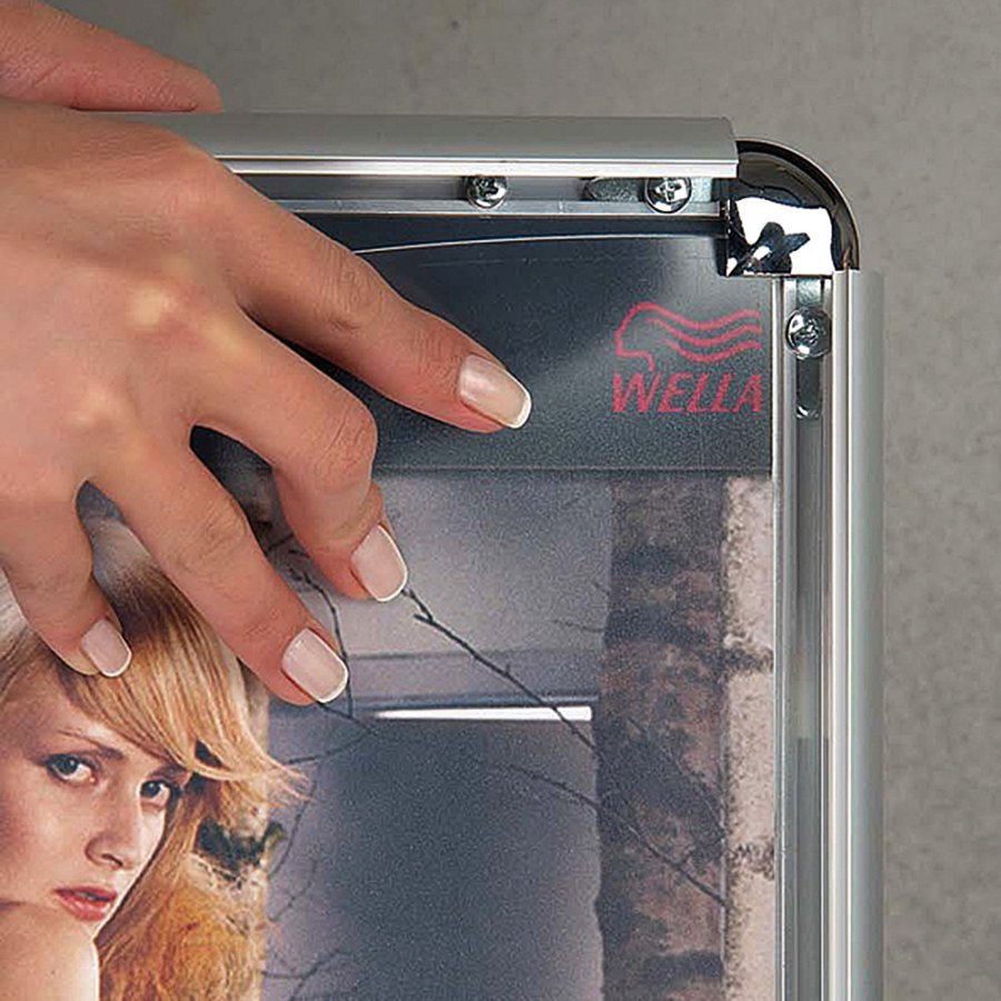 Alu sn&auml;ppramar Rondo - 25 mm - 70x100 cm - silver