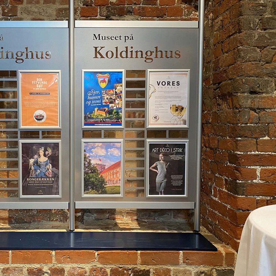 Alu sn&auml;ppramar - 20 mm - A4 - silver