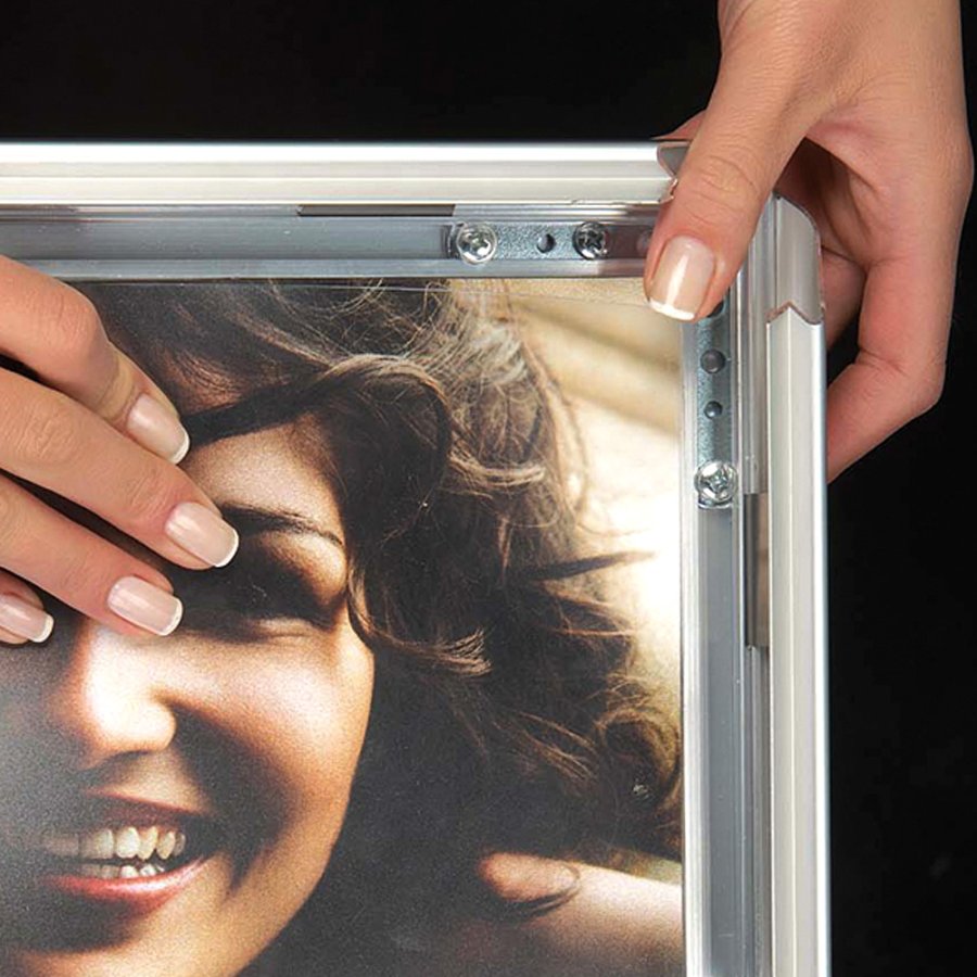 Alu sn&auml;ppramar - 32 mm - A4 - silver