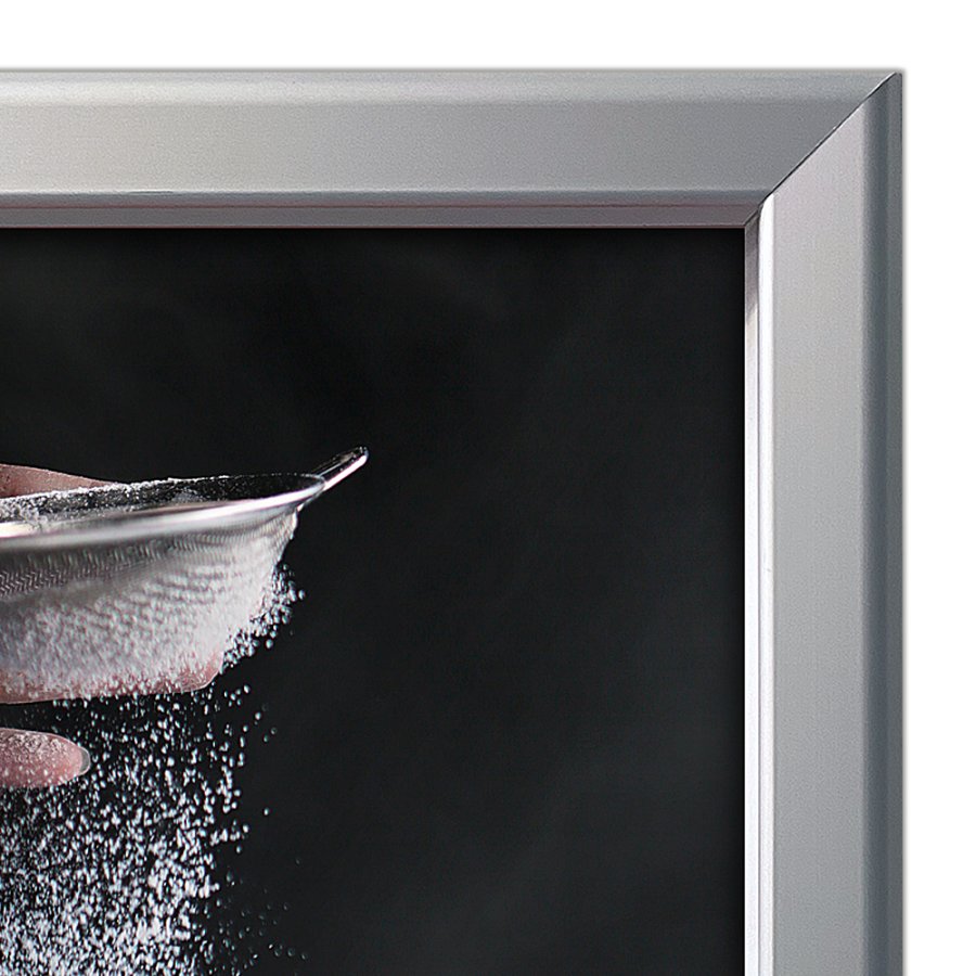 Alu sn&auml;ppramar - 32 mm - 70x100 cm - silver