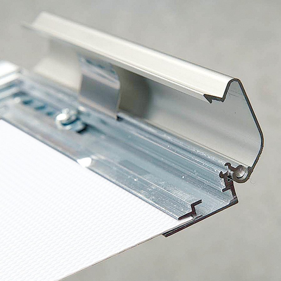 Alu sn&auml;ppramar - 32 mm - 70x100 cm - silver