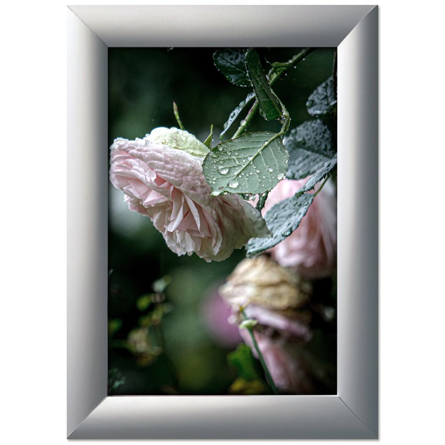 Alu sn&auml;ppramar - 45 mm - 70x100 cm - silver