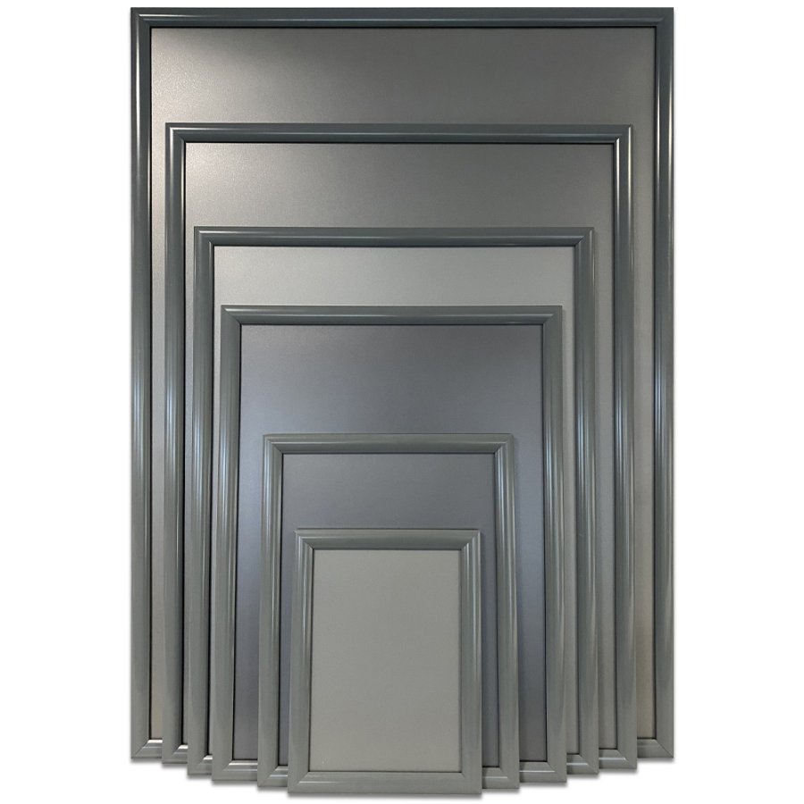 ALU sn&auml;ppramar 25mm 70x100cm Antracit