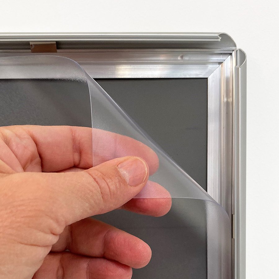 Alu sn&auml;ppramar - 15 mm - 70x100 cm - silver