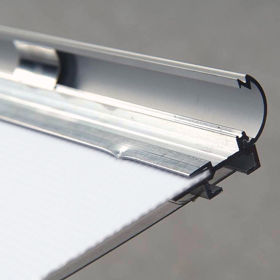 Alu sn&auml;ppramar - 15 mm - 70x100 cm - silver