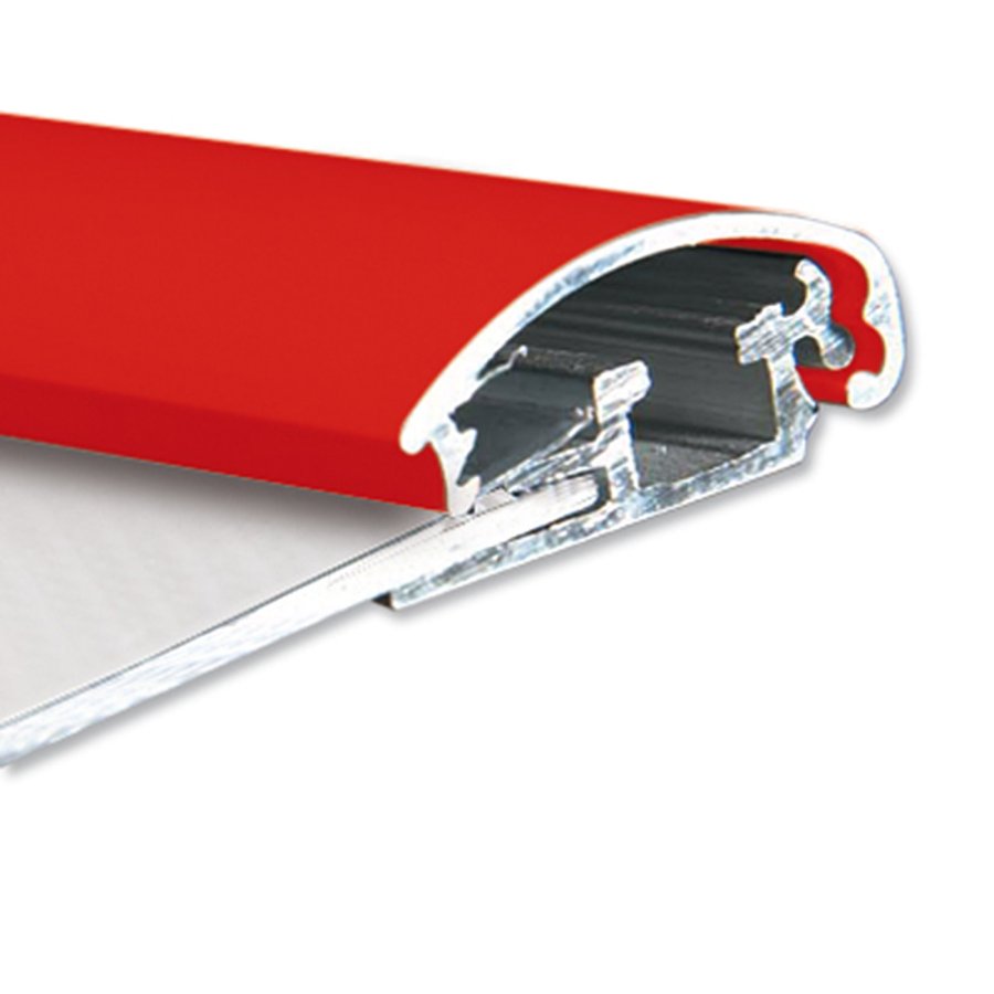 Alu sn&auml;ppramar - 25 mm - A4 - r&ouml;d