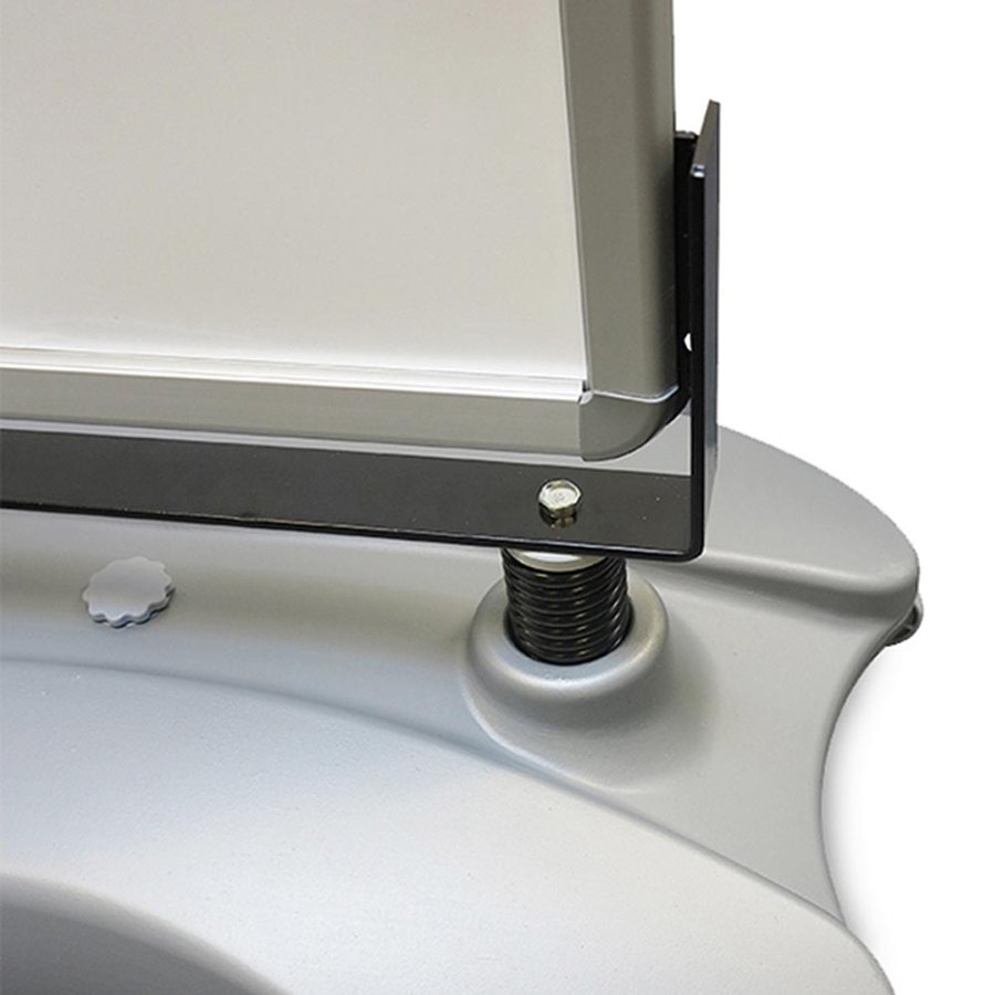 Wind-Sign Waterbase Basic Fj&auml;derst&auml;ll Gatupratare - 50x70 cm - silver