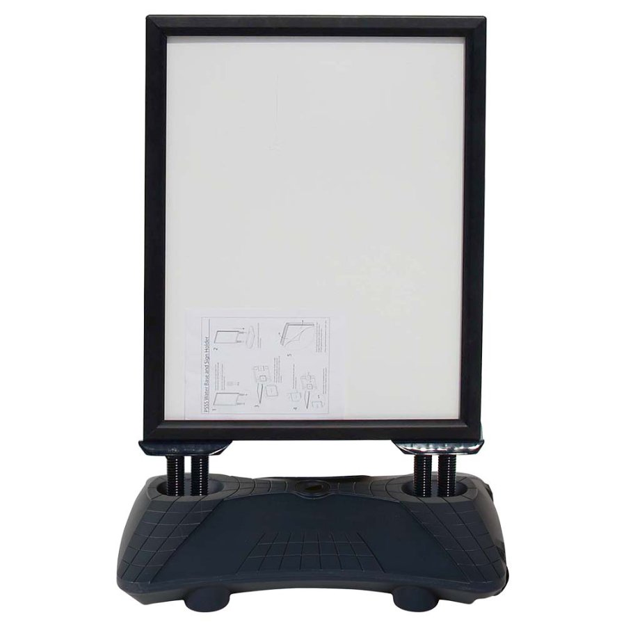 Wind-Sign Waterbase Budget Gatupratare- 50x70 cm - svart