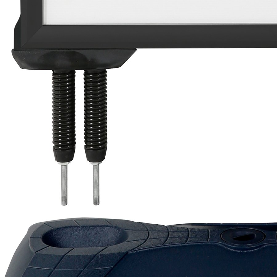 Wind-Sign Pro Gatupratare - 50x70 cm - svart