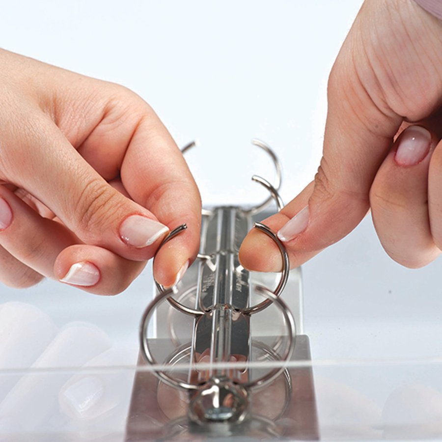 Flick Menu-stativ horisontellt - A4 L&ouml;vst&ouml;d - 21x29,7 cm - silver