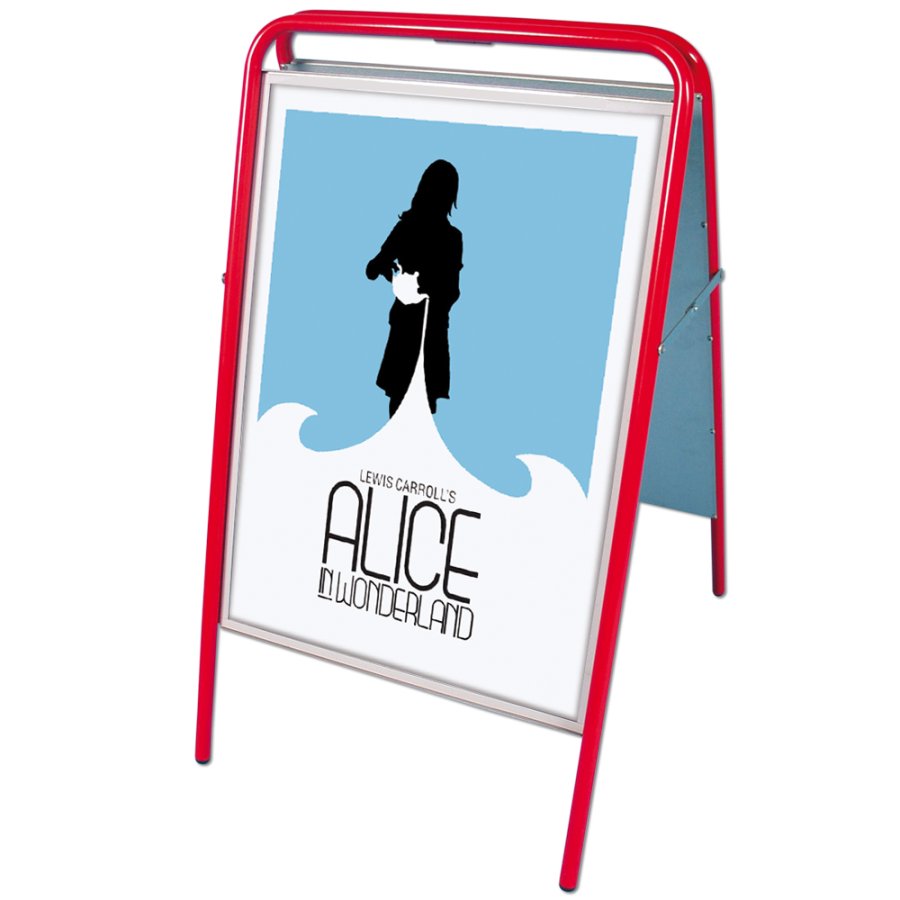 Expo Sign Standard Gatust&auml;ll - 70x100 cm - r&ouml;d